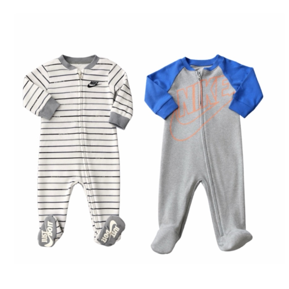 Two Nike Baby Footsie Size 6 Months - Picture 1 of 1